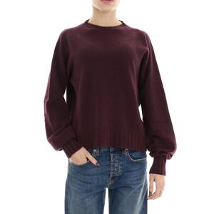 MAGLIA MANICHE SBUFFO BORDEAUX